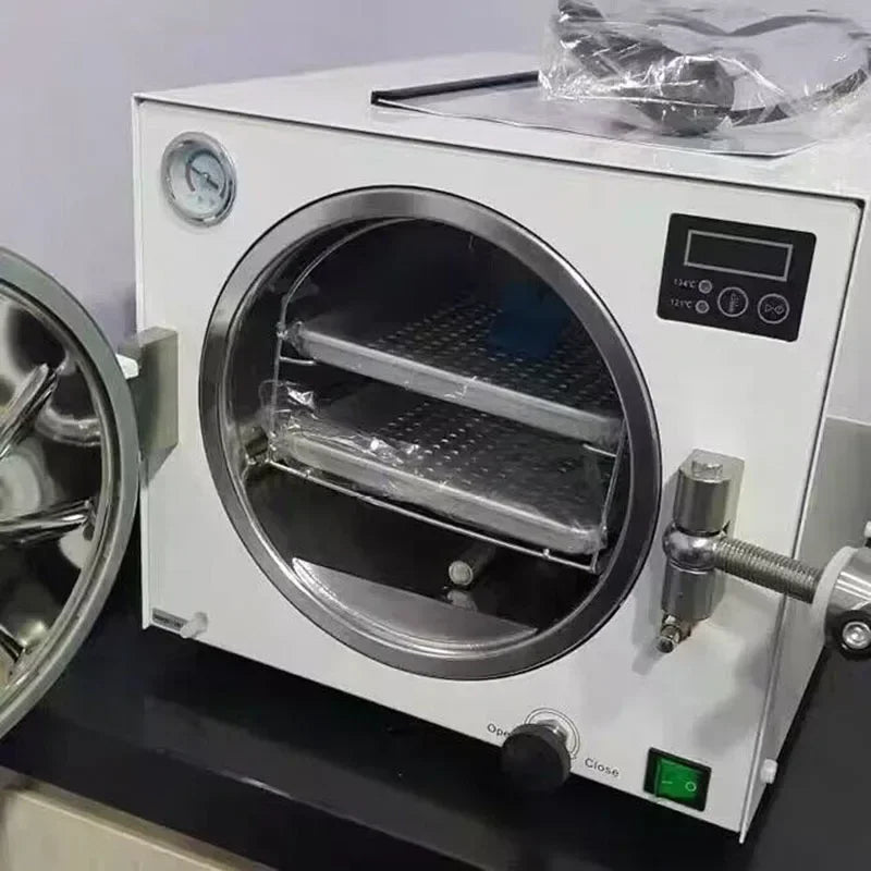 Dental Autoclave Vertical Sterilizer 18L Portable Sterilizing Tool Manicure Tool Dry Heat Sterilizer 110V or 220V