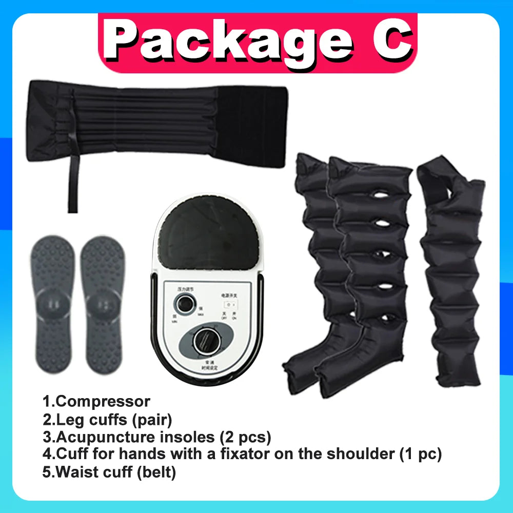 DISIYING Air Compression Leg Massager - Adjustable Pressure Massage Machine for Home Wellness & Relaxation
