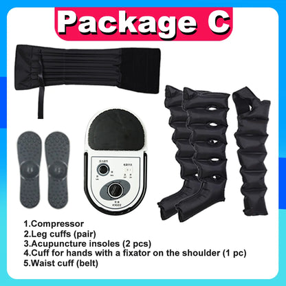 DISIYING Air Compression Leg Massager - Adjustable Pressure Massage Machine for Home Wellness & Relaxation