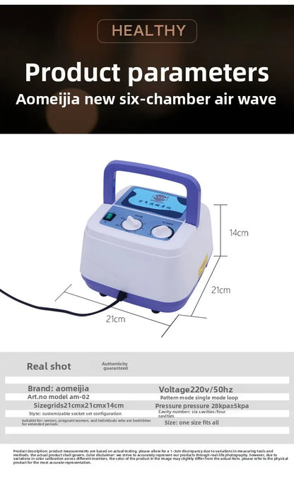 4 airbags Leg Massager Air Wave Pressure Physiotherapy Pneumatic Foot Massage Machine Air Pressure Kneading Home Foot Massager