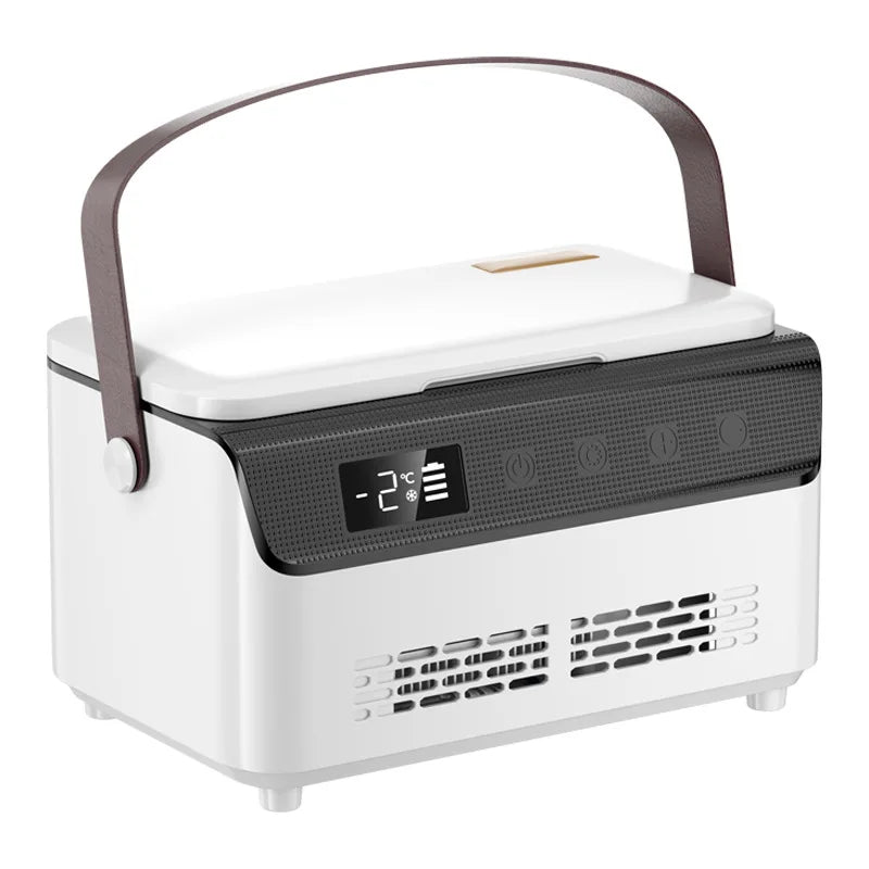 13600mAH*2 Insulin Cooler Mini Medicine Portable Refrigerator Smart Temperature Control LCD Display Medical Fridge for Travel