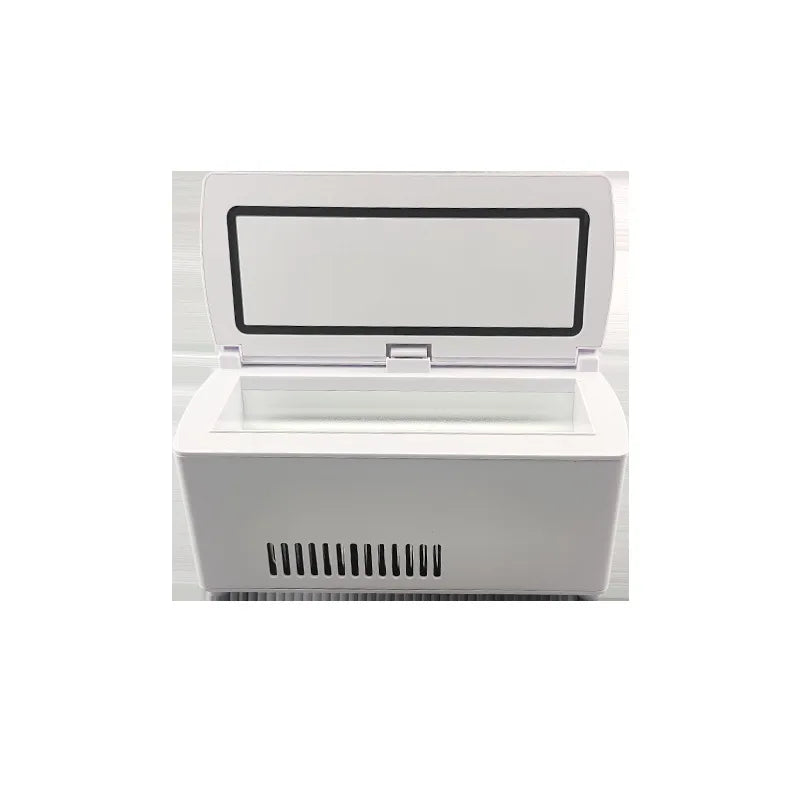 Insulin Pill Refrigerator Convenient Travel Pill Small Refrigerator Vaccine Serum Storage Box LCD Display Screen for Family