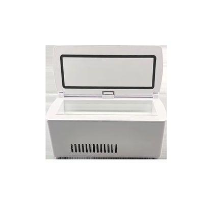 Insulin Pill Refrigerator Convenient Travel Pill Small Refrigerator Vaccine Serum Storage Box LCD Display Screen for Family