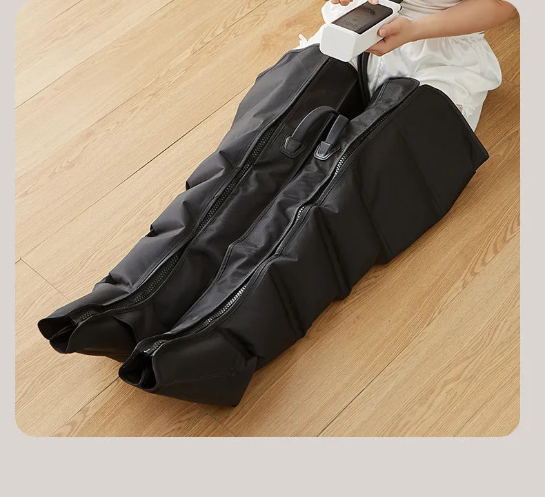 Electric Air Pressure Leg Massager for Kneading & Blood Circulation with Remote Control Deep Relaxation Calf & Foot Therapy