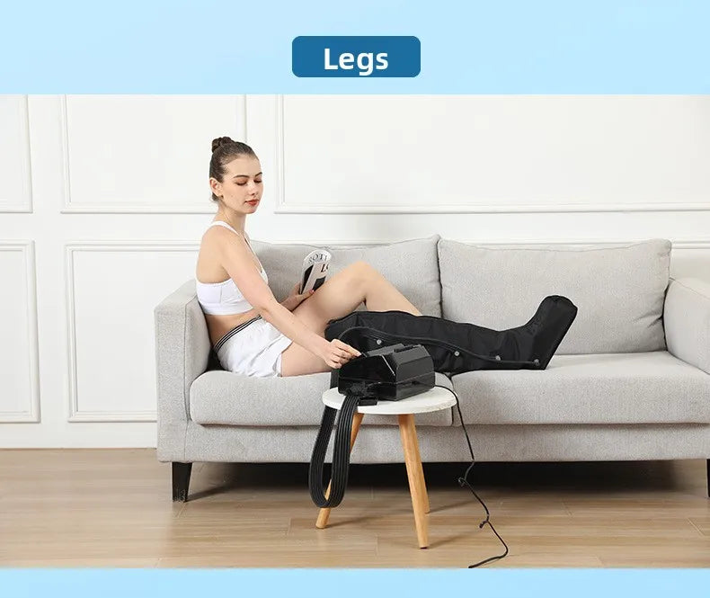 Four-chamber Intelligent Air Wave Massager Pressure Therapy Instrument Leg Muscle Massage Recovery Lymphatic Detoxifier