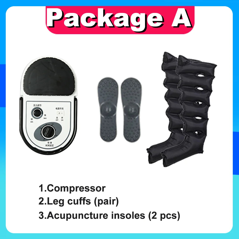 DISIYING Air Compression Leg Massager - Adjustable Pressure Massage Machine for Home Wellness & Relaxation