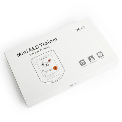 Compact Mini AED Trainer with English Voice Prompts – Essential CPR Training Device for First Aid Students