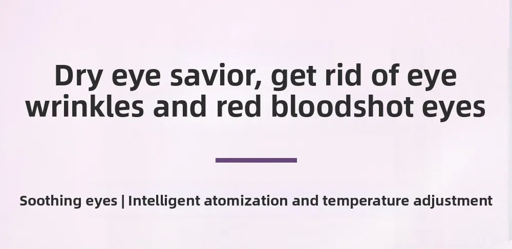 Eye Massage SPA Instrument - Fumigation Atomization Heating Hot Compress Drying, Relieving Fatigue and Eye Protection