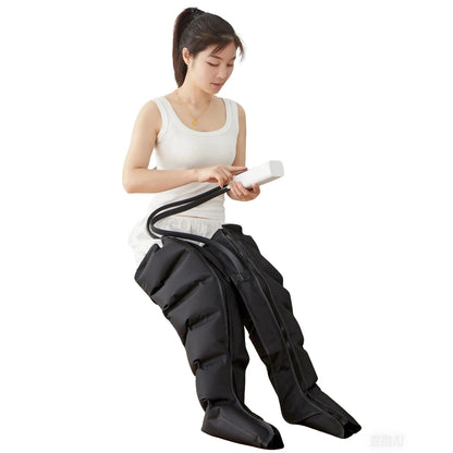 Electric Air Pressure Leg Massager for Kneading & Blood Circulation with Remote Control Deep Relaxation Calf & Foot Therapy