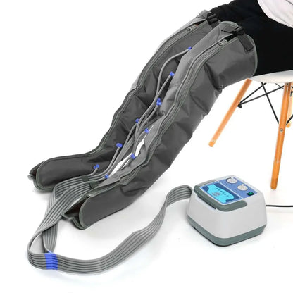 6 Chamber Air Compression Full Body Massager for Muscle Recovery Arms Legs Waist Pain Relief Post-Workout Athlete and Home Use