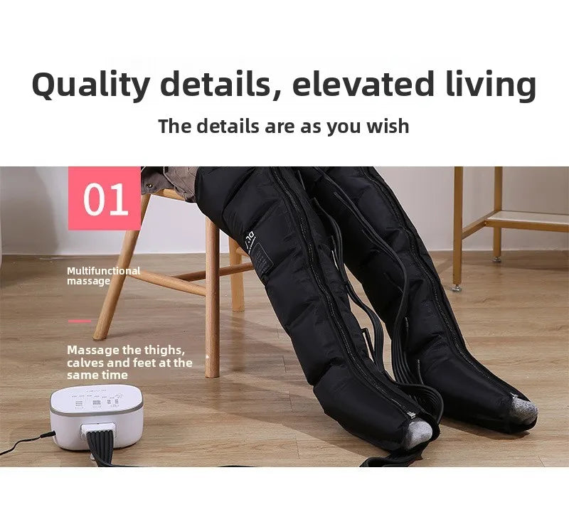 Air Compression Leg Recovery System Foot Massager For Circulation And Relaxation Calf Massage Muscle Pain Relief Device