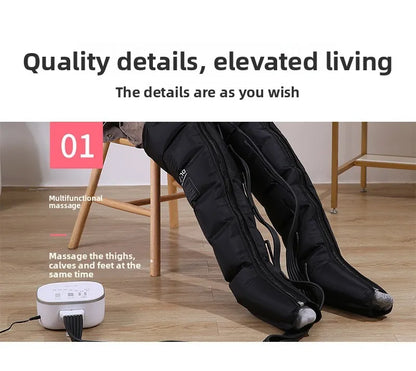 Air Compression Leg Recovery System Foot Massager For Circulation And Relaxation Calf Massage Muscle Pain Relief Device