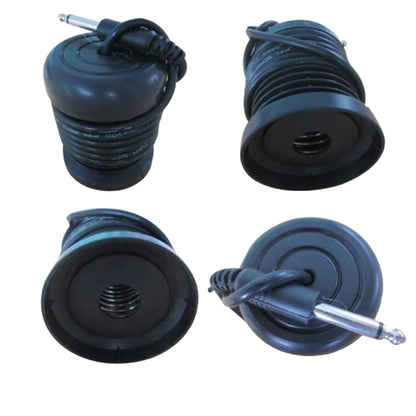 4pcs/lot Round Black Ion Array 2 Pins Plug Good Quality Long Lasting Ion Electrode Round Cartridge for Detox Foot Spa Machine