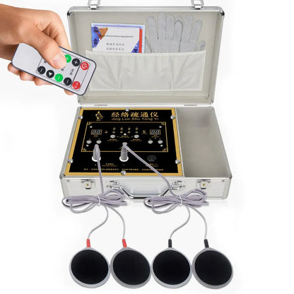 Electrotherapy TCM Meridian Massager - Heated Acupuncture Brush for Body Slimming, Detox & Pain Relief, Portable EMS Therapy
