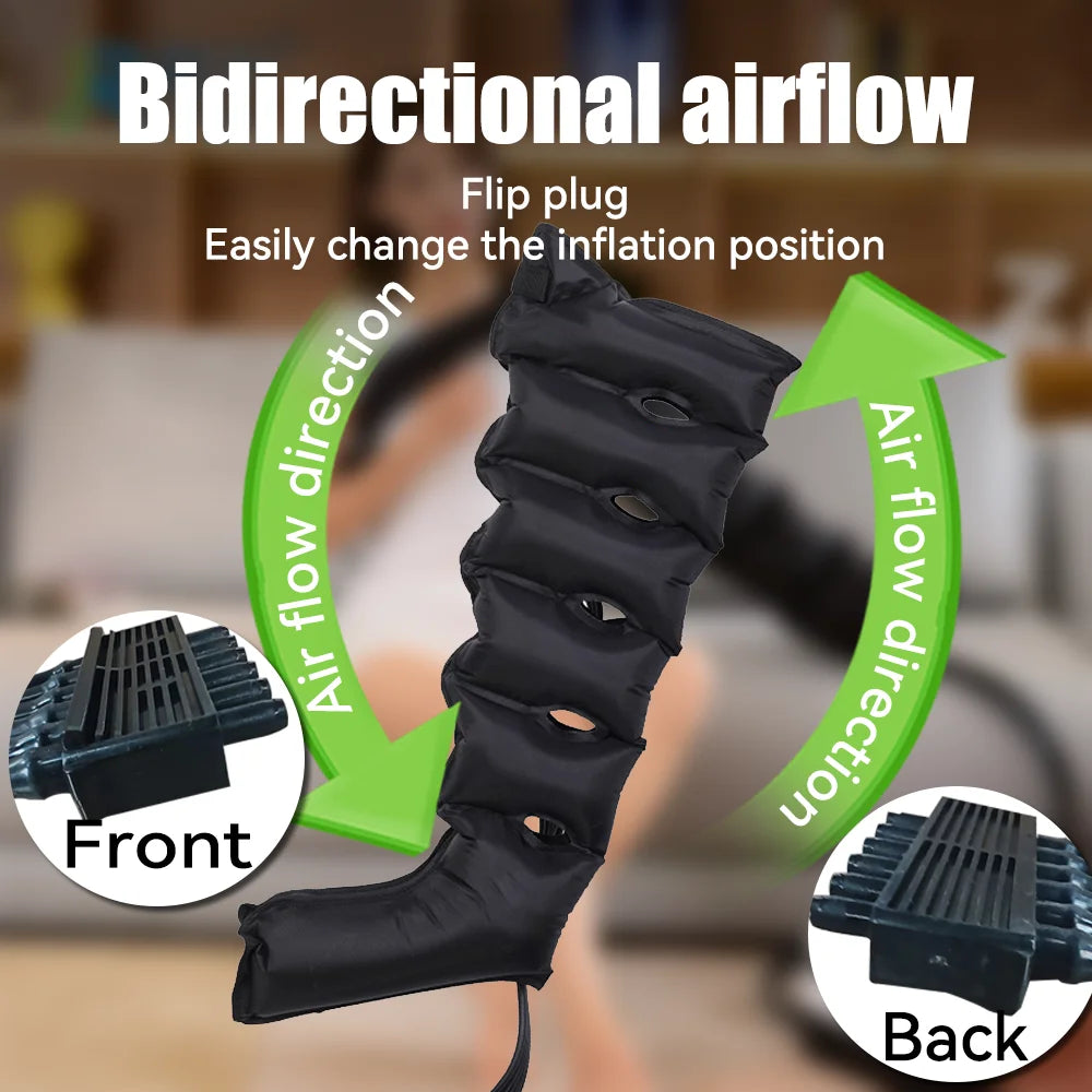 DISIYING Air Compression Leg Massager - Adjustable Pressure Massage Machine for Home Wellness & Relaxation