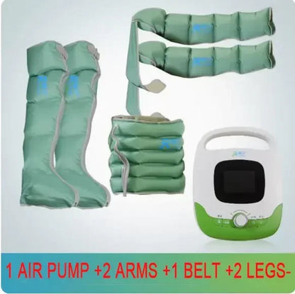 5-Chamber Air Compression Leg & Arm Massager - 6 Modes, Adjustable Intensity for Varicose Veins, Edema Relief & Muscle Recovery