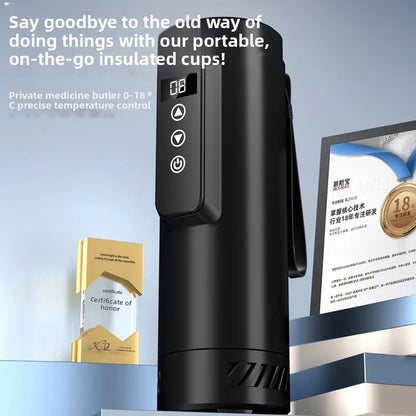 Mini Refrigerator Insulin Pens Refrigerated Cups Portable Diabetic Insulated Medicine Travels Cooler Profession Car Refrigerator