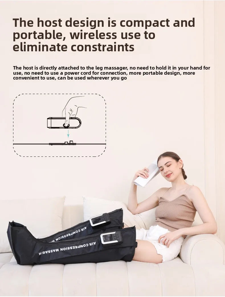 Air Compression Recovery System, Professional Sequential Training device, Foot Leg Recovery Boots for Improved Circulation