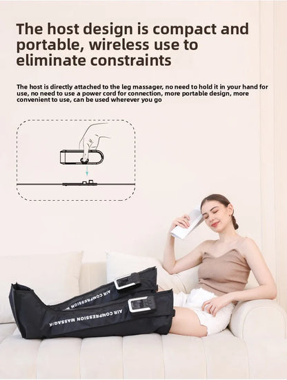 Air Compression Recovery System, Professional Sequential Training device, Foot Leg Recovery Boots for Improved Circulation