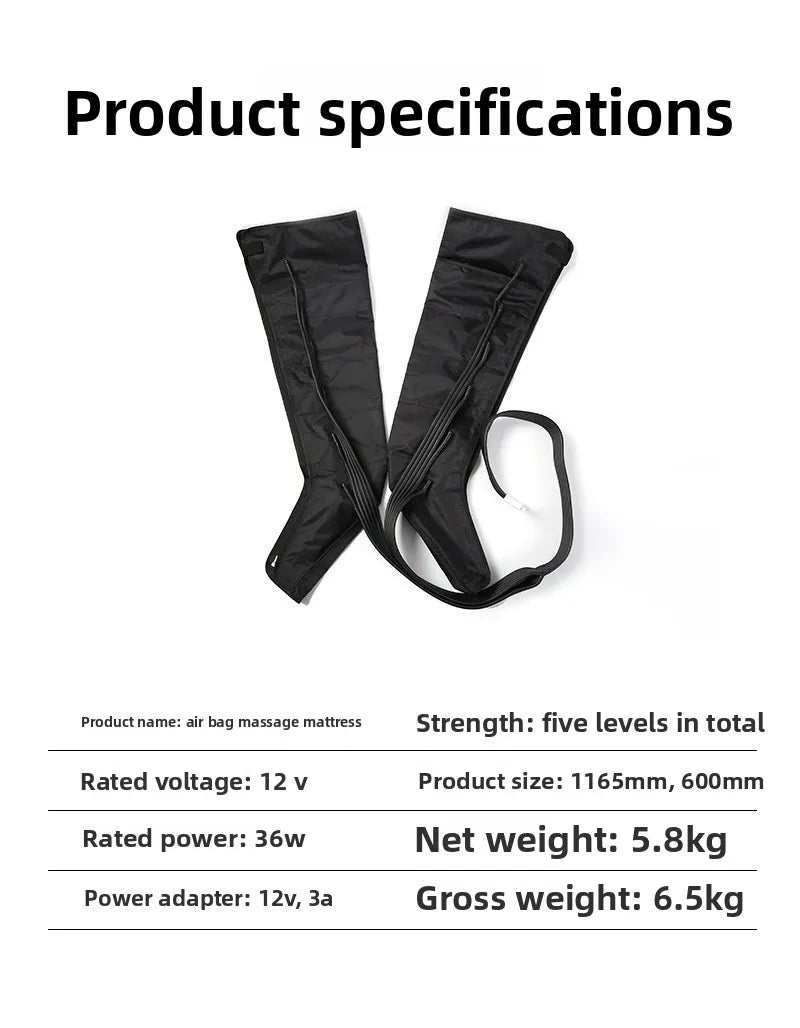 Air Compression Leg Recovery System Foot Massager For Circulation And Relaxation Calf Massage Muscle Pain Relief Device