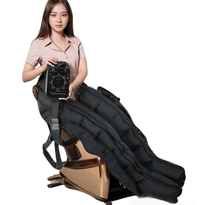 Charge 6 Chamber Pneumatic Pump Recovery Air Compression Therapy System Used for Promoting Lymph and Circulation XXL Large Size