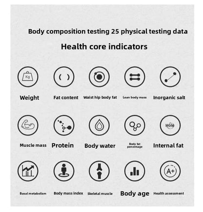 Digital Body Fat Analyzer Professional Measurement of Whole Body Fat Bmi Machine Scale Three Dimensional Recognition Body Compos
