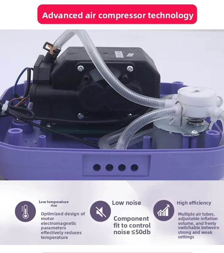 4 airbags Leg Massager Air Wave Pressure Physiotherapy Pneumatic Foot Massage Machine Air Pressure Kneading Home Foot Massager