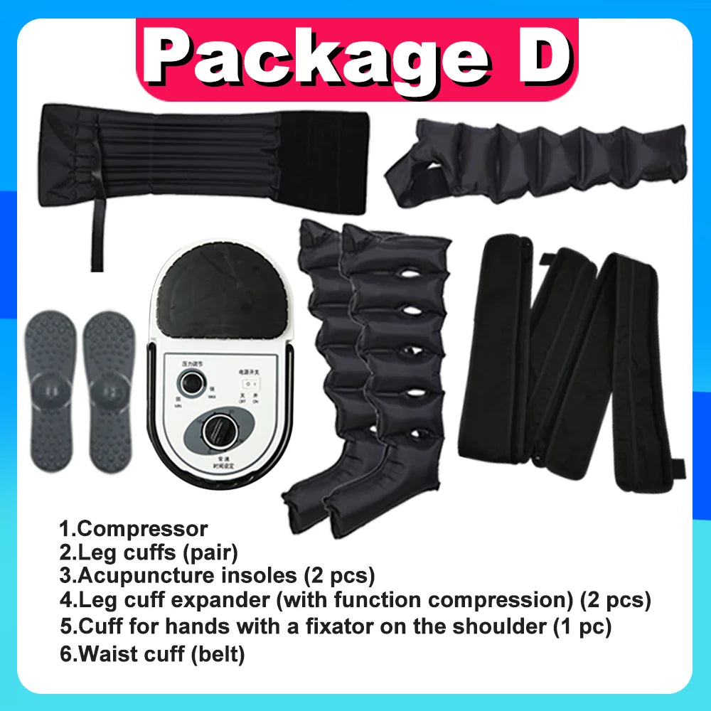 DISIYING Air Compression Leg Massager - Adjustable Pressure Massage Machine for Home Wellness & Relaxation