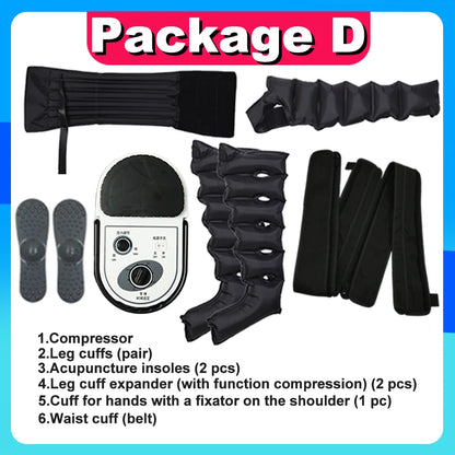 DISIYING Air Compression Leg Massager - Adjustable Pressure Massage Machine for Home Wellness & Relaxation