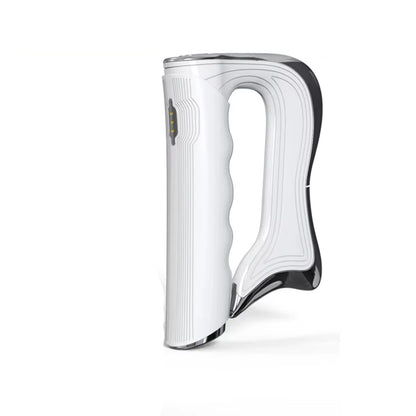 Portable Electric Fascia Gun with Microcurrent EMS Technology for Deep Tissue Muscle Pain Relief and Recovery Massager Tool