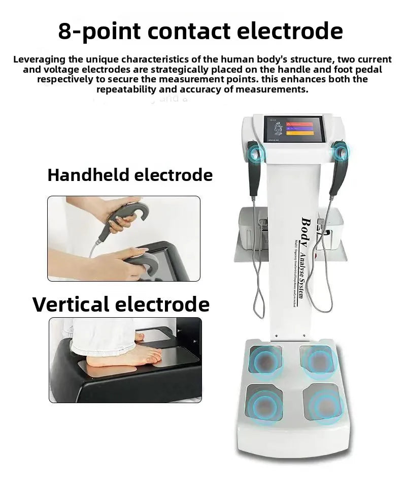 Digital Body Fat Analyzer Professional Measurement of Whole Body Fat Bmi Machine Scale Three Dimensional Recognition Body Compos