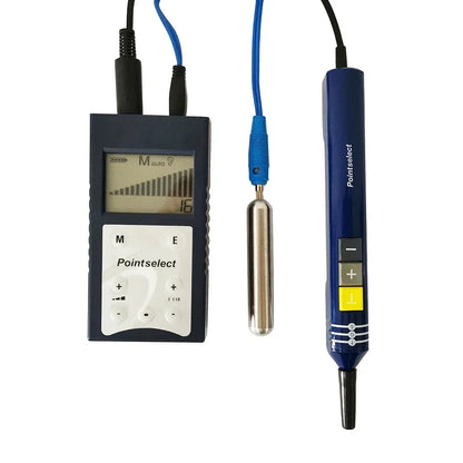 Pointoselect  Digital Acupoint Finder for Auricular Body Therapy with TENS Stimulation LCD Meridian Detector and Ear Care