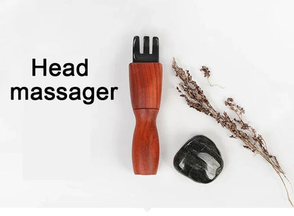 Bianstone Electric Head Massager with Thermal Therapy for Scalp Neck Back Pain Relief Adjustable Pressure Claw Moxibustion Heat