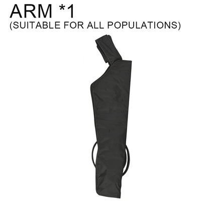 Large size 4-Cavity Air Compression Leg & Knee Massager with XL Size - Auto Cycle Boost Circulation & Lymphatic Drainage M-XXXL