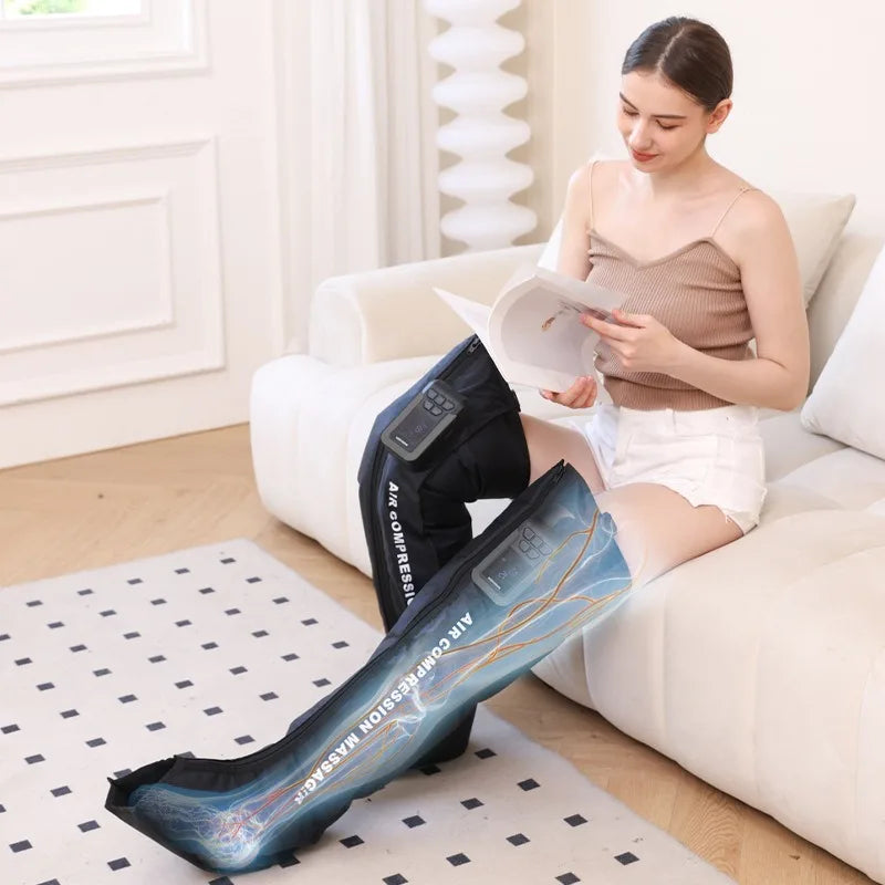 Air Compression Recovery System, Professional Sequential Training device, Foot Leg Recovery Boots for Improved Circulation