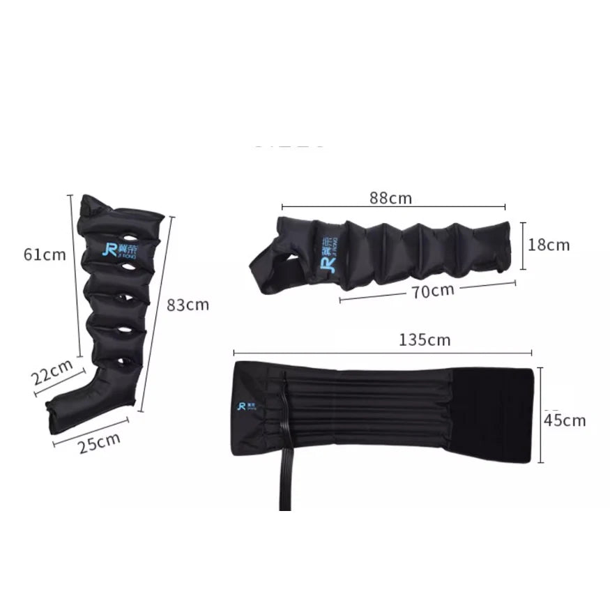 Syeosye 6 Cavity Air Compression Massager Leg Foot Circulation Pressotherapy Air Promote Blood Relaxation Pain Relief