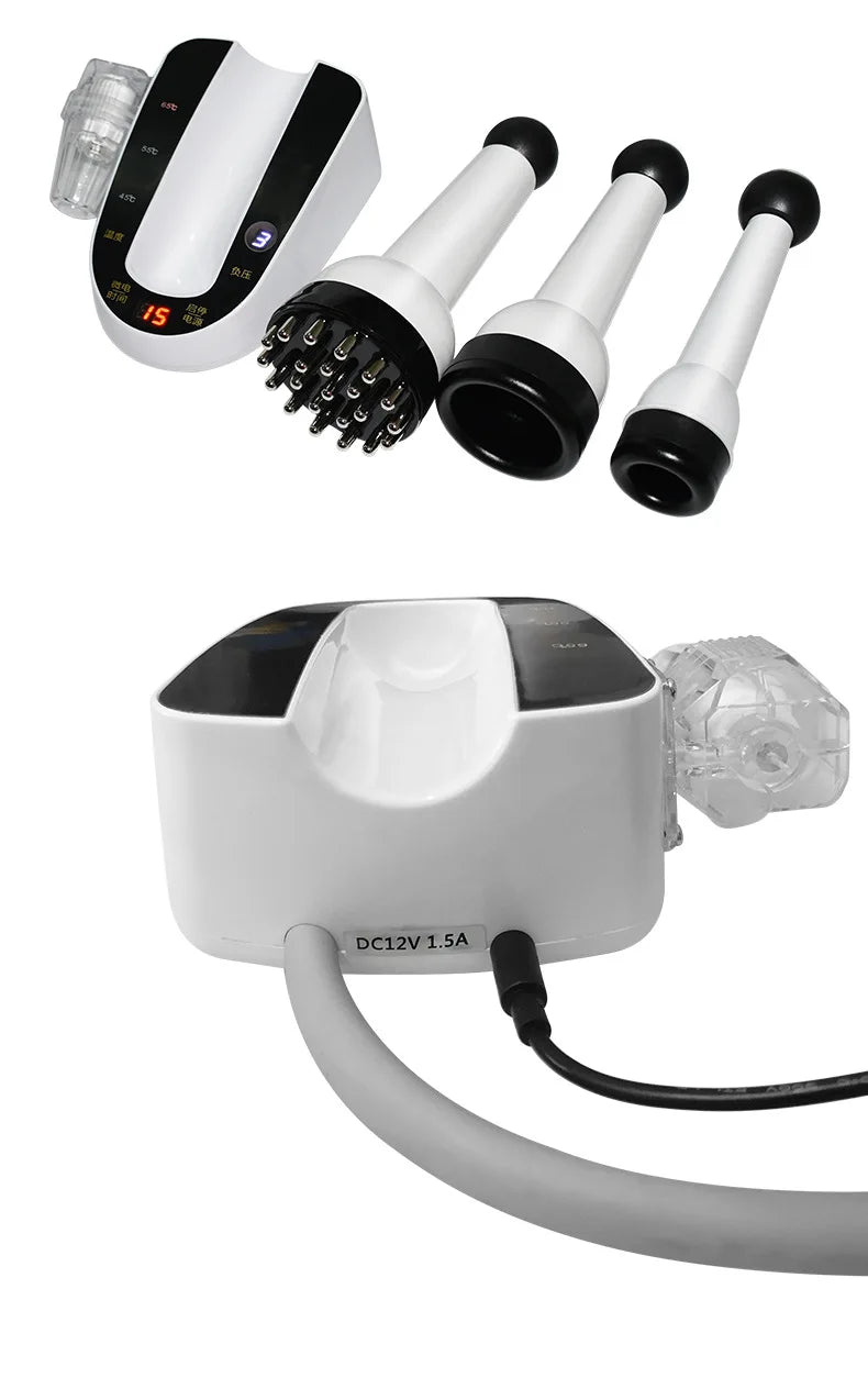 3 in 1 Electric Gua Sha Cupping Therapy Massager with Heating Negative Pressure Detox and Skin Rejuvenation for Body Sculpting
