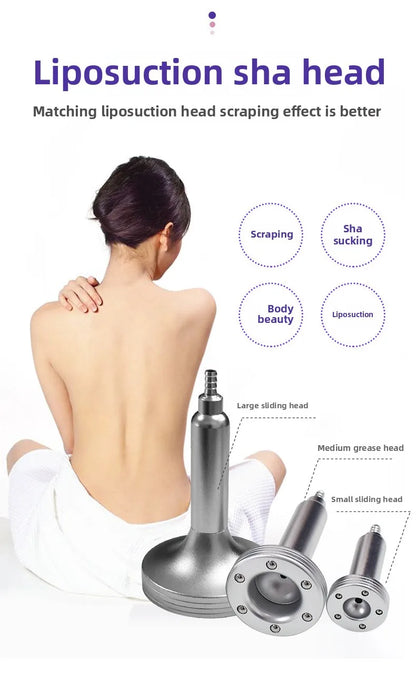Professional Breast Massager with Red Light Therapy Vibration Suction for Firming and Skin Tightening