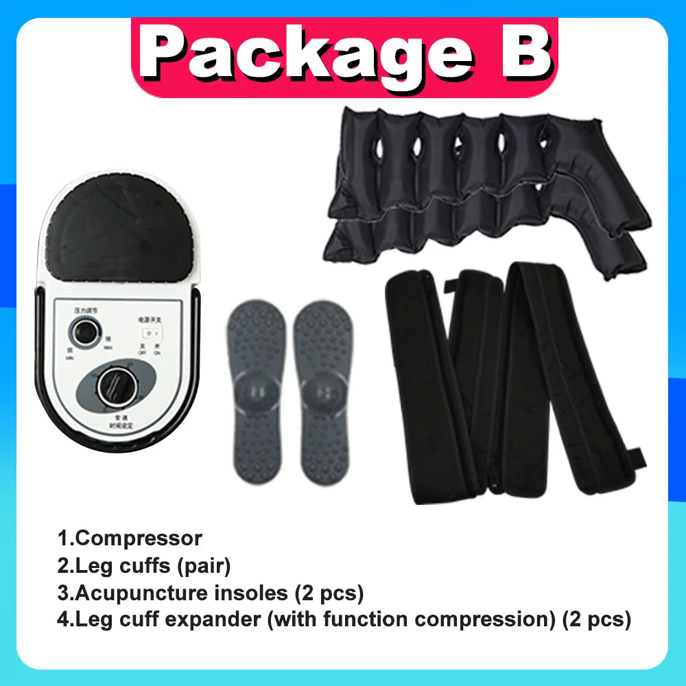 DISIYING Air Compression Leg Massager - Adjustable Pressure Massage Machine for Home Wellness & Relaxation