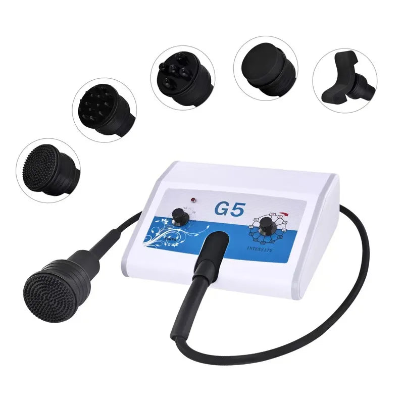 G5 Vibrating Massager Body Slimming Machine Fat Burner Weight Loss Cellulite Removal With 5 Tips High Frenquency Vibrator Device