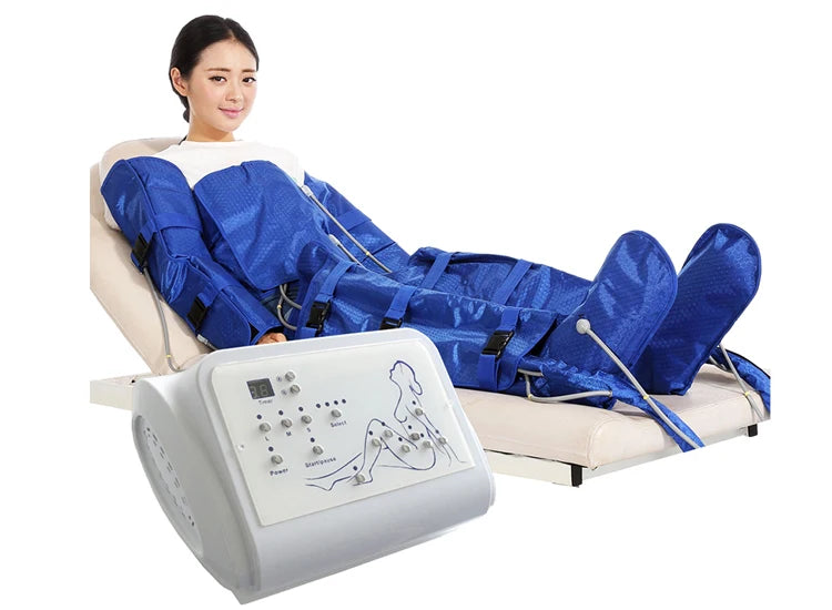 Air Wave Pressure Lymphatic Drainage Vacuum Therapy Pressotherapy Machine Muscle Relax Leg Waist Body Massage