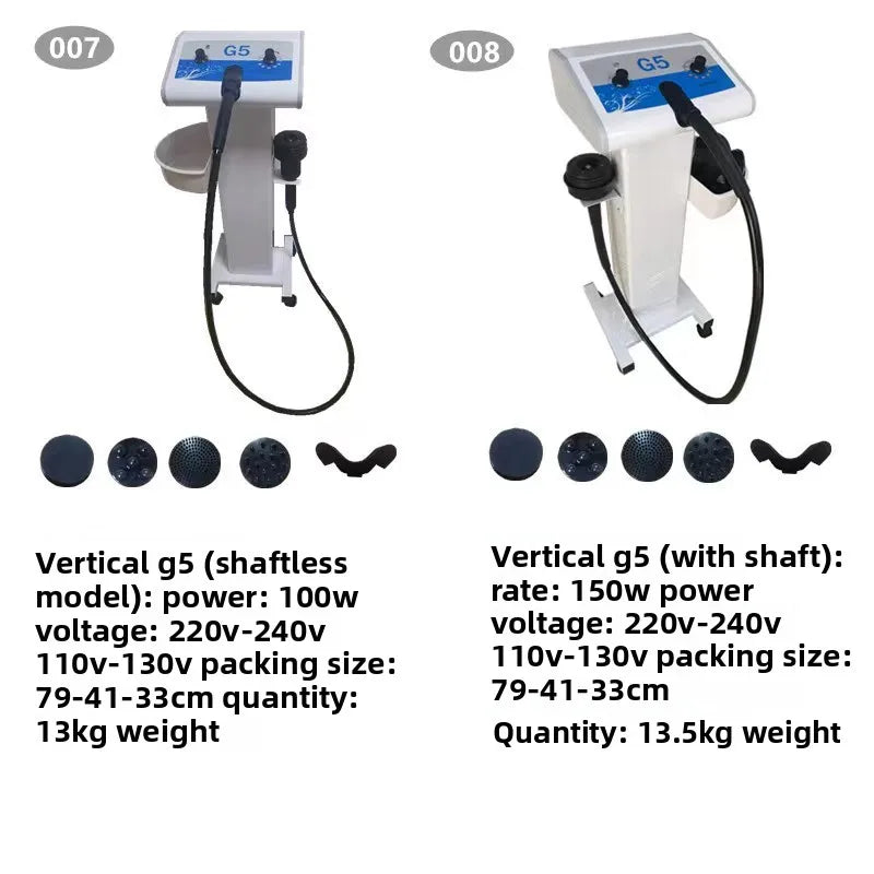 G5 Vibrating Massager Body Slimming Machine Fat Burner Weight Loss Cellulite Removal With 5 Tips High Frenquency Vibrator Device