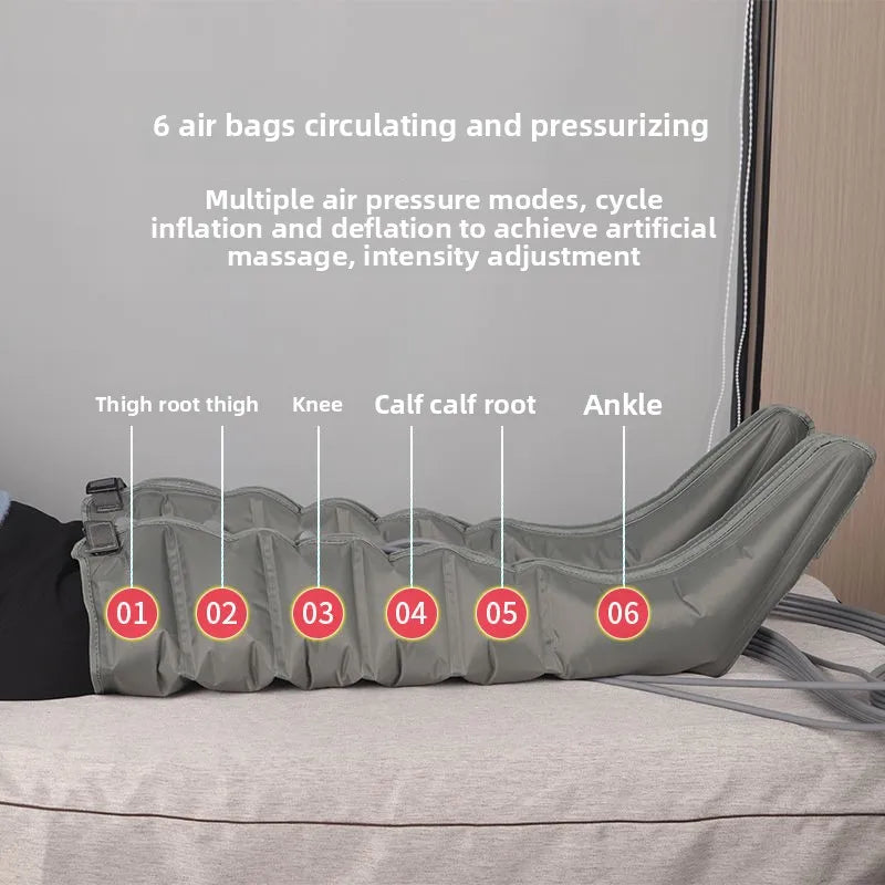 Professional Pressotherapy Air Compression Calf Foot Leg Massager for Sports Recovery and Varicose Veins Air Pressure Device