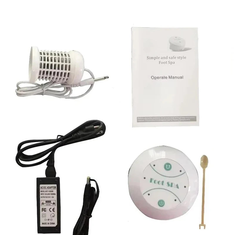 Home Use Ionic Foot Detox Spa Machine with Aqua Cleanse Arrays & Negative Ion Therapy 2 Replacement Arrays for Deep Relaxation
