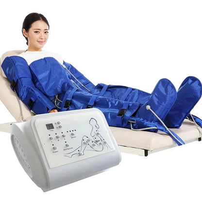 Air Wave Pressure Lymphatic Drainage Vacuum Therapy Pressotherapy Machine Muscle Relax Leg Waist Body Massage