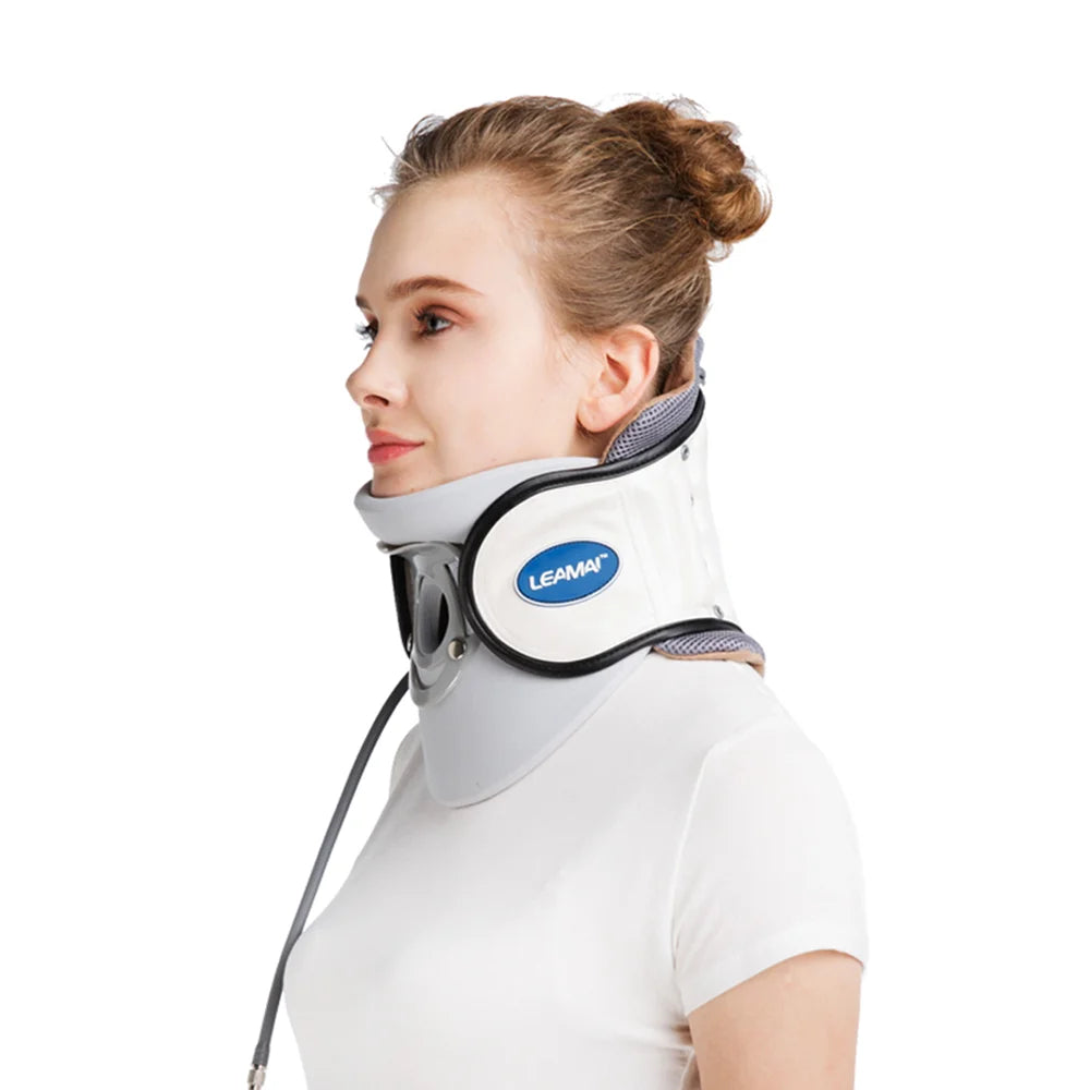 DISIYING Inflatable Cervical Neck Collar - Adjustable Home Traction Device for Neck Support & Comfort (