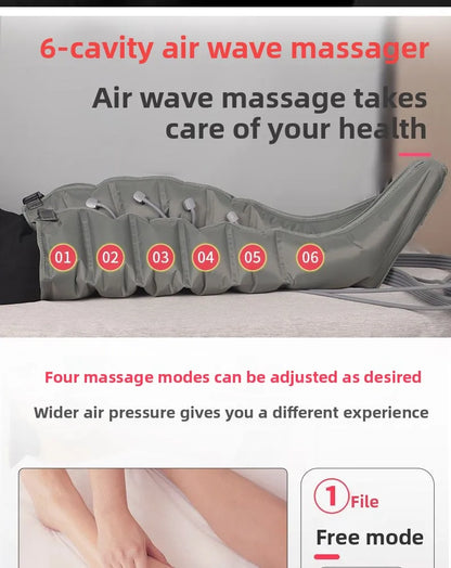 Professional Pressotherapy Air Compression Calf Foot Leg Massager for Sports Recovery and Varicose Veins Air Pressure Device