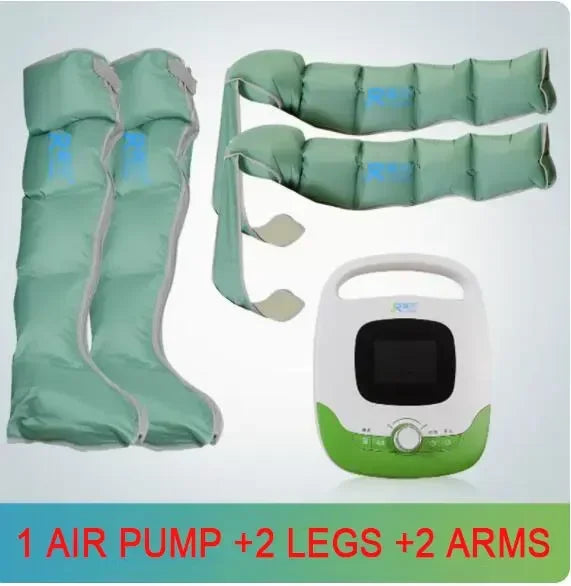 5-Chamber Air Compression Leg & Arm Massager - 6 Modes, Adjustable Intensity for Varicose Veins, Edema Relief & Muscle Recovery