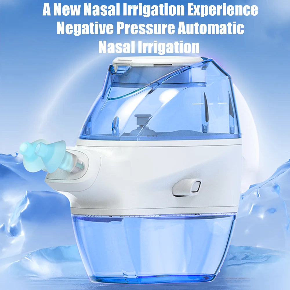 DISIYING Home Nasal Cleaning System - Rechargeable Electric Rinse Device with 2 Modes for Congestion Relief