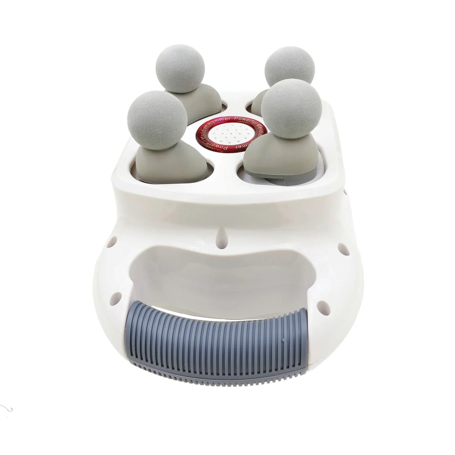 Electric Percussion Massager 4 Heads Deep Tissue Vibration for Neck Back Waist Pain Relief Full Body Muscle Therapy Hammer